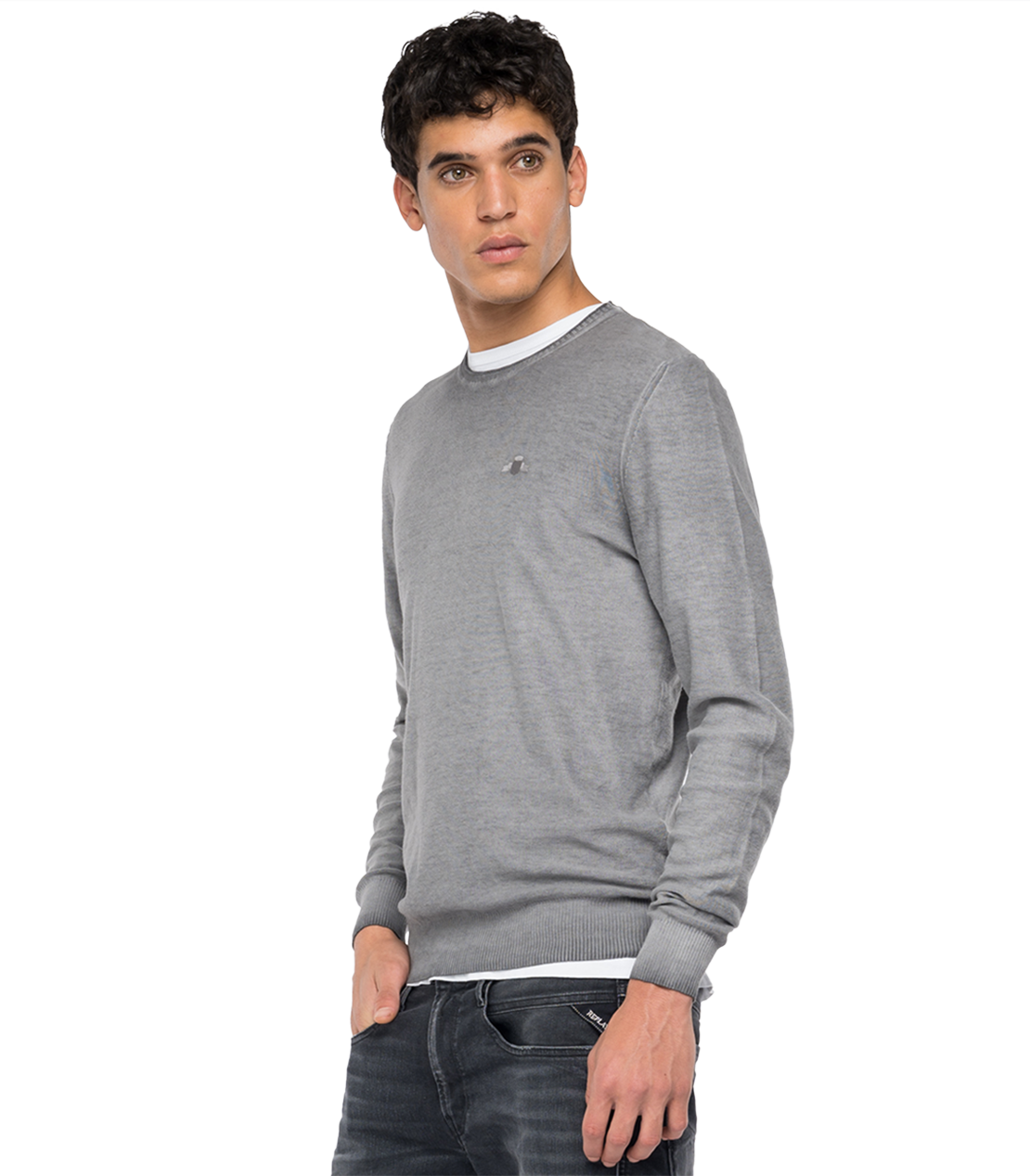 フェードカラーコットンプルオーバー 詳細画像 アイロングレー 3